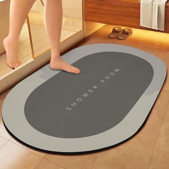 Badmat - Mat Voor In De Badkamer Ultra Dik Superzacht Antislip Absorberend Pluche Microvezel Badtapijt Vloermat Wastafelmat 24 36 Wit
