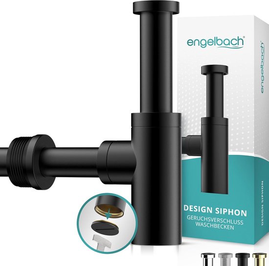 Engelbach® universele dompelbuis voor sifon 400 mm extra lang – verlenging voor design sifon, buissifon, kopsifon 1 1/4 inch x 32 mm