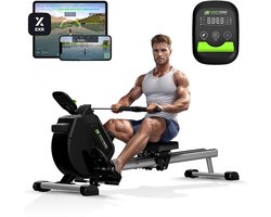 SportTronic® ST-X8 Roeitrainer – Inklapbare Roeimachine – Magnetische Roeiapparaat met 16 Weerstandsniveaus & App met Trainingsprogrammas