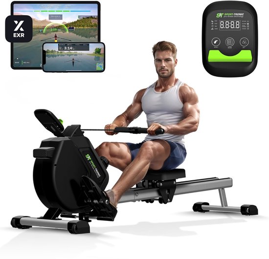 SportTronic ST-X8 Roeitrainer - Magnetische Roeimachine - SportTronic® - €249,95