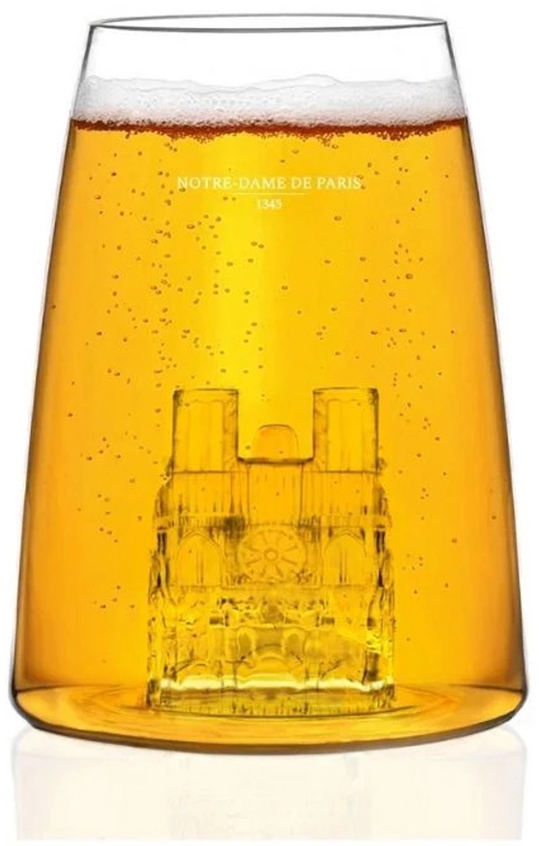 Alaskanmaker - Design Glas Iconic Monument - Notre-Dame - 1 Stuk