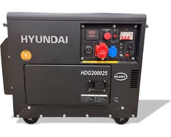 HYUNDAI HDG200025 Heavy duty diesel generator 230V/400V 7,5Kva