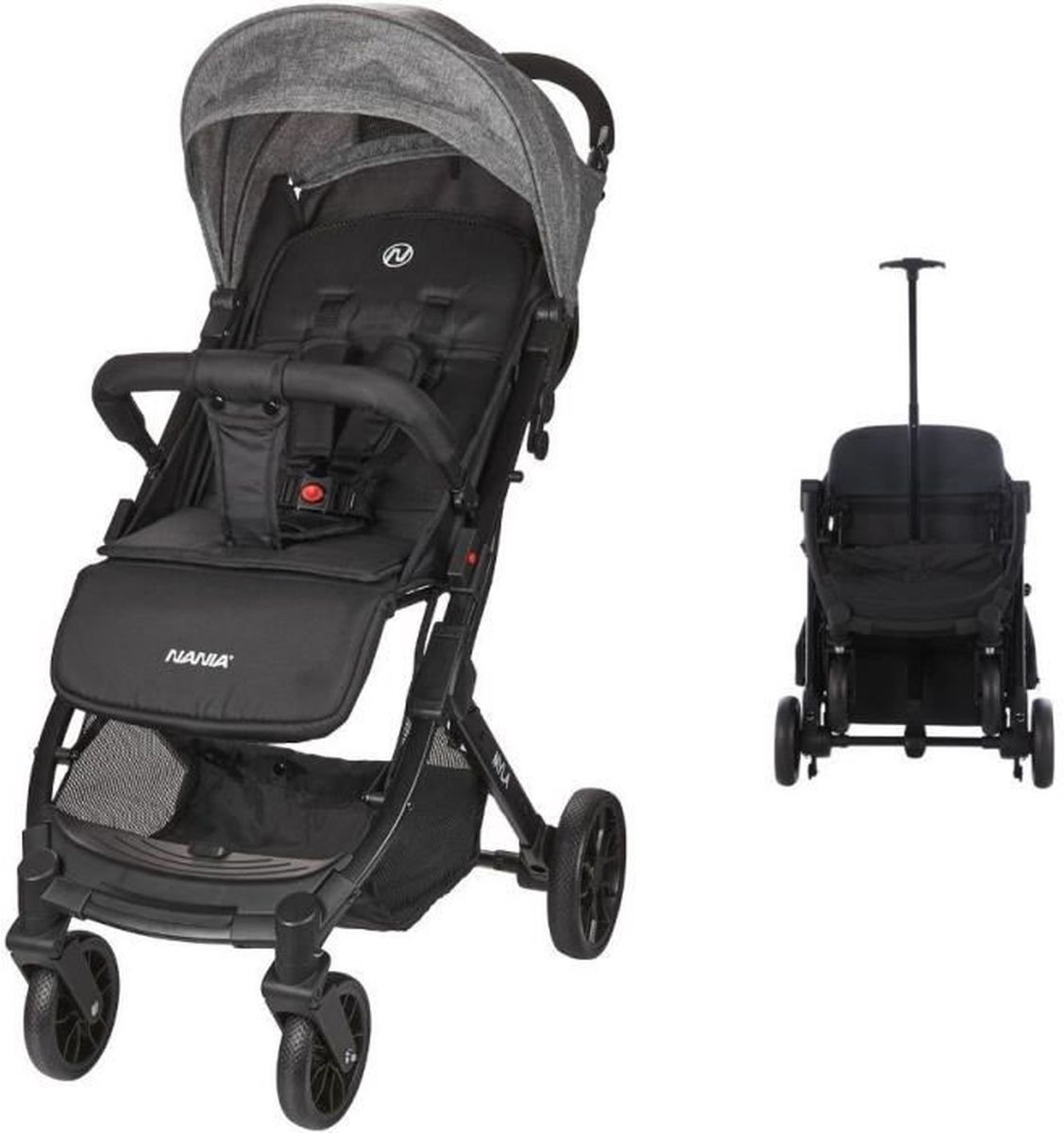 NANIA - 2-in-1 Combinatiekinderwagen met Rimini Autostoel + - afbeelding 2