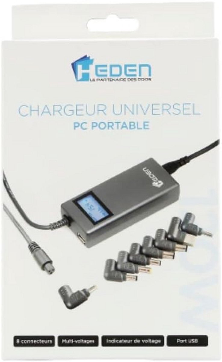 Universele Laptop & Mobiele Oplader met 8 Poorten en 120W Vermogen