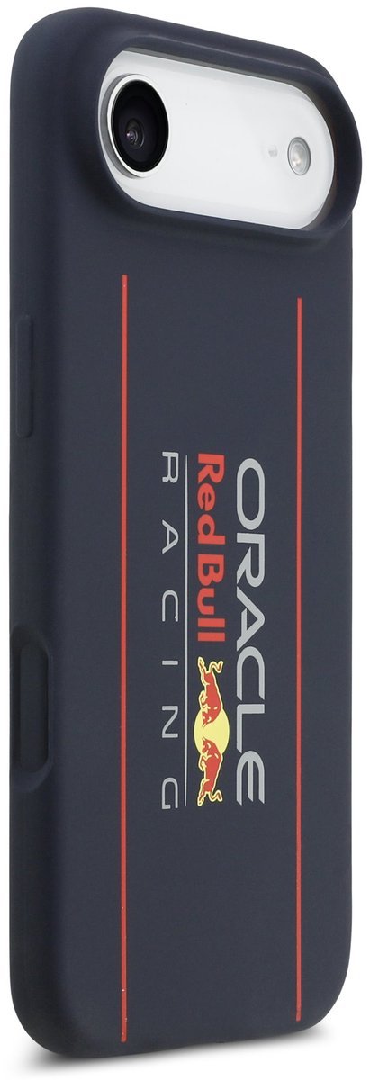Red Bull Racing Silicone Oversize Vertical Logo Back Cover hoesje met MagSafe voor Apple iPhone Air - Donkerblauw van Merkloos — afbeelding 5