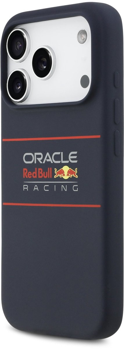 Red Bull Racing Silicone Red Horizontal Logo Cover hoesje met MagSafe voor Apple iPhone 17 Pro Max - Donkerblauw van Merkloos — afbeelding 5