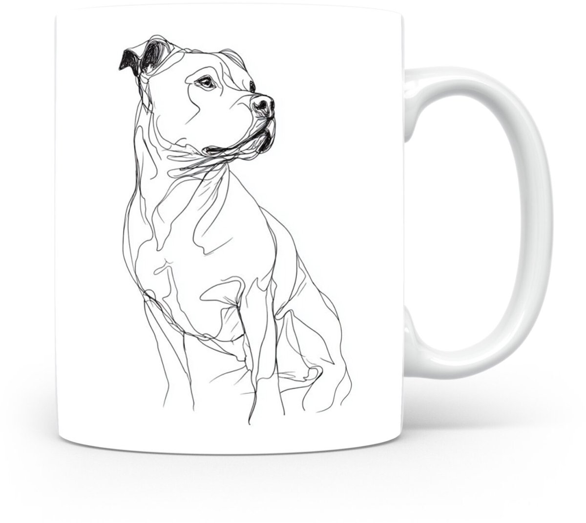 Beker Staffordshire Bull Terrier