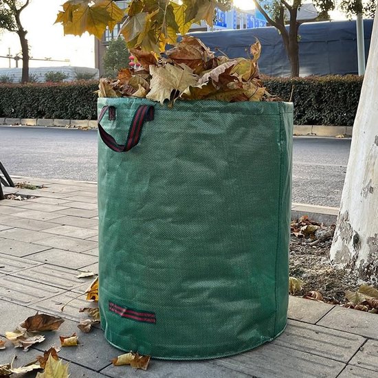 Herbruikbare Tuinzak 32 Gallon voor Bladeren en Groenafval Extra Sterk Met 4 Handvatten en Zelfstandig Design Geschikt voor Tuinonderhoud en Buiten Opslag van Merkloos	 — afbeelding 5