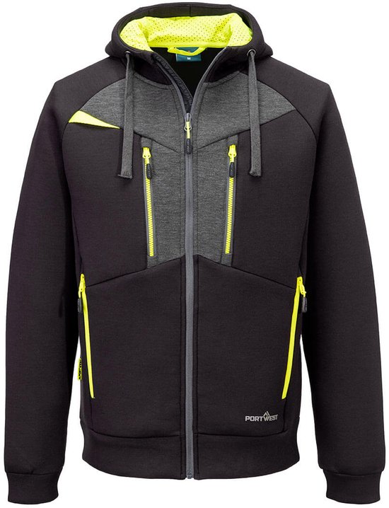 Portwest C813 Liverpool-Rits Overall, Normaal, Grootte L, Zwart