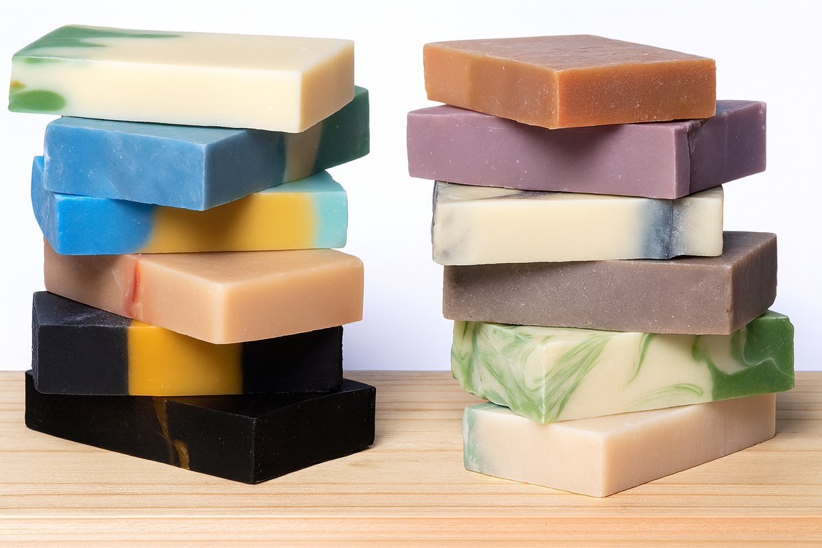 Giftset Vrouw – Luxe Zeep Cadeauset – GASTENZEEPJES – KLEIN FORMAAT – 5 stuks – Handgemaakt – 25g per stuk