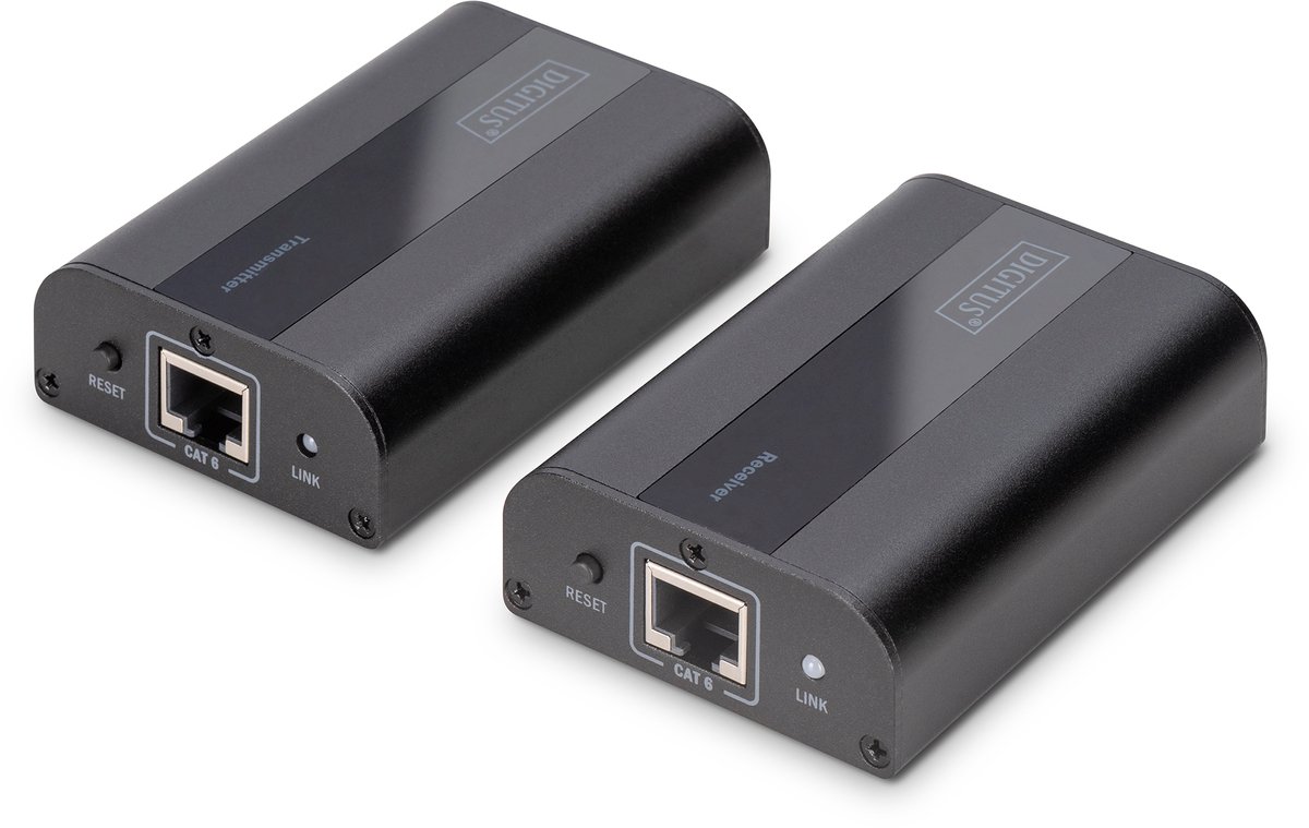 Digitus DS-55204 Extender (verlenging) HDMI, Infrarood Via netwerkkabel RJ45 60 m