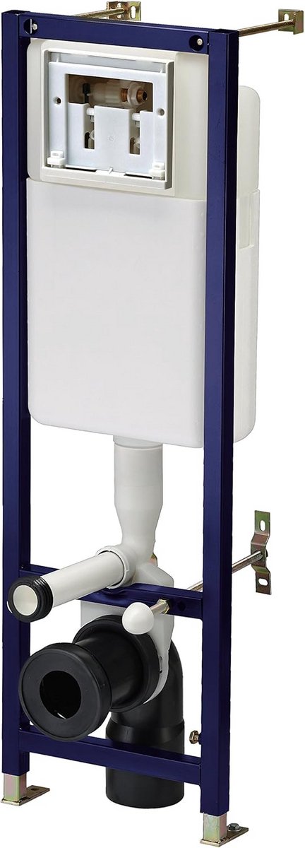 Inbouwreservoir voor Staand Toilet met Dubbele Spoeling