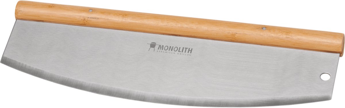 Monolith Pizzasnijder - RVS Mes - Bamboe Handvat - 35 cm - BBQ Accessoire