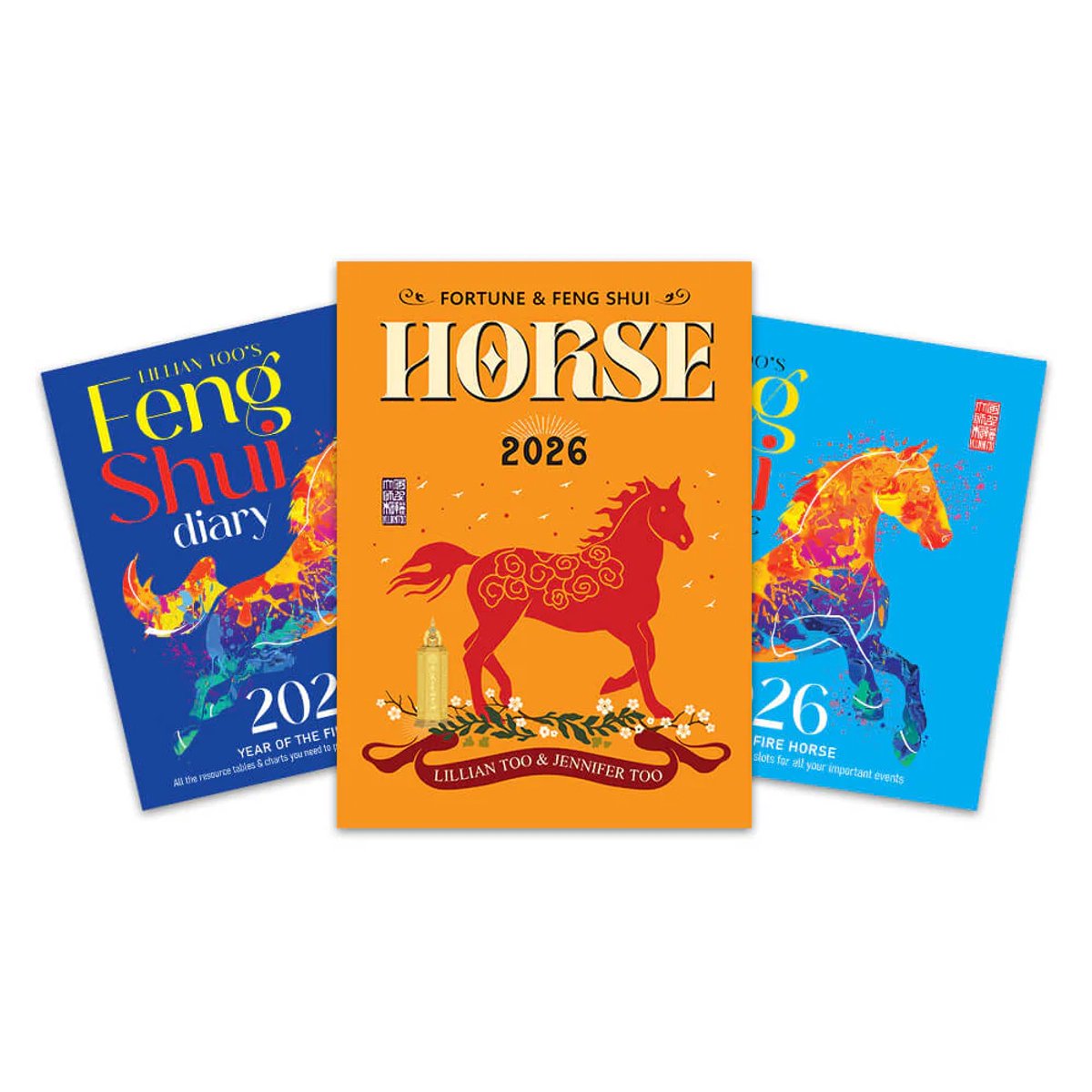 Boeken Set van 3, Horoscoopboek Hond/Dog met Almanac & Diary 2026