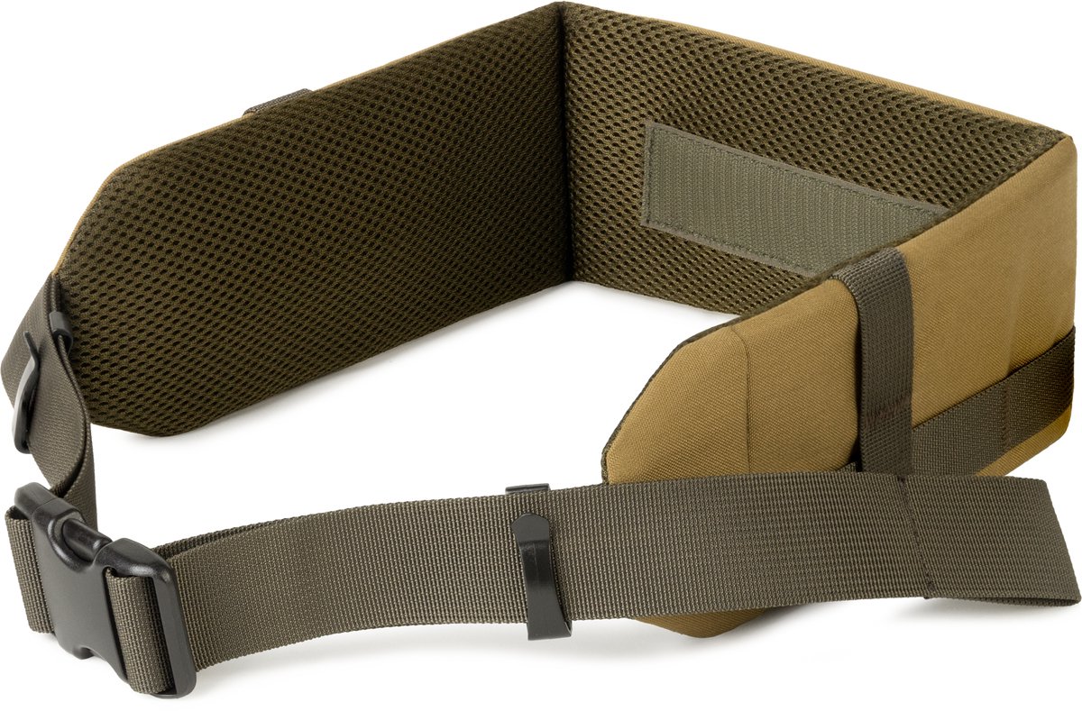 Wotancraft Pilot waist strap - kleur khaki - voor Pilot rugtas 18L