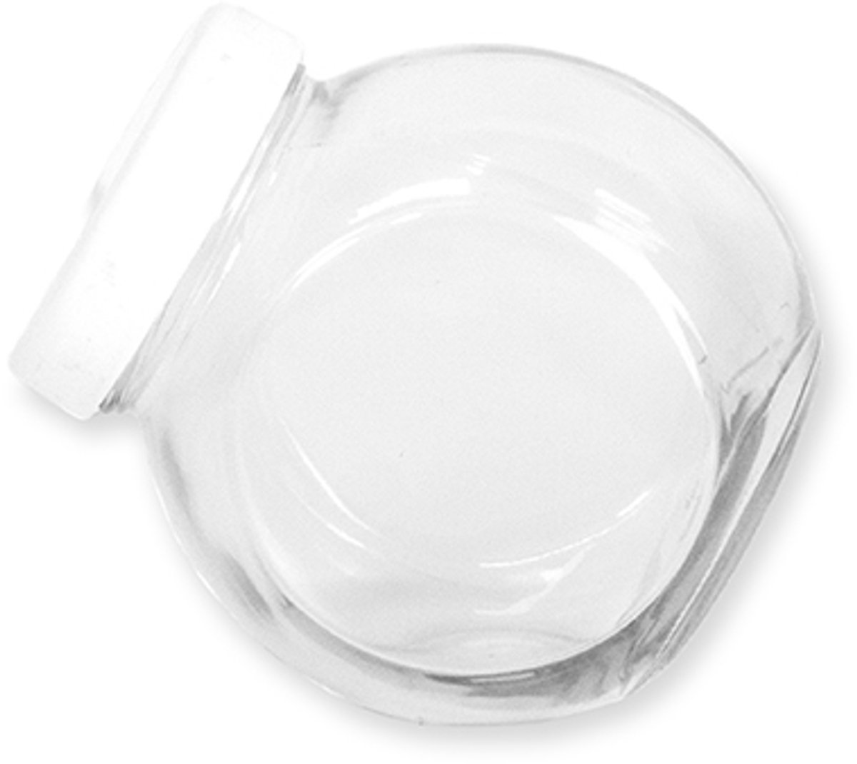 Glazen snoeppot 0,4 liter