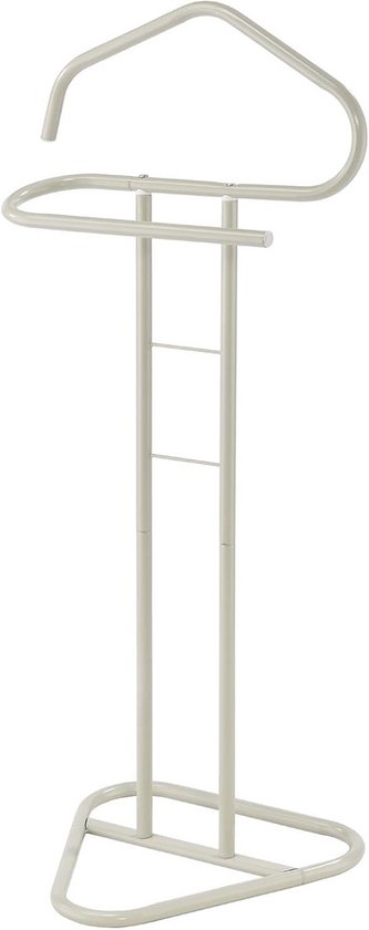Relaxdays Dressboy Voor Heren, Met Plank, Vrijstaand, Kreukvrij Pakken Bamboe En Metaal 109 X 48 30 Cm Zwart Naturel 1 Stuk 906283621