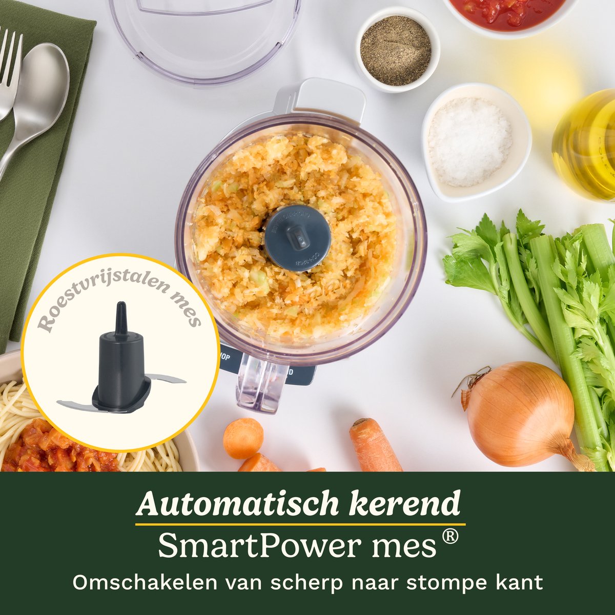 Cuisinart - Pixie Chopper - Mini Hakmolen - 3 Cup / 0,7L - Compact & Krachtig - Zilver thumbnail 8