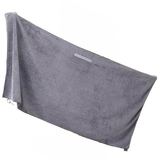 Haar Handdoek - Microvezel Handdoek voor Haar - Sneldrogende badhanddoek - Haar Badhandoeken - Absorberende Sneldrogende Handdoeken - Snel drogende haartulbanden voor nat krullend lang haar - 100 x 60 cm - Grijs