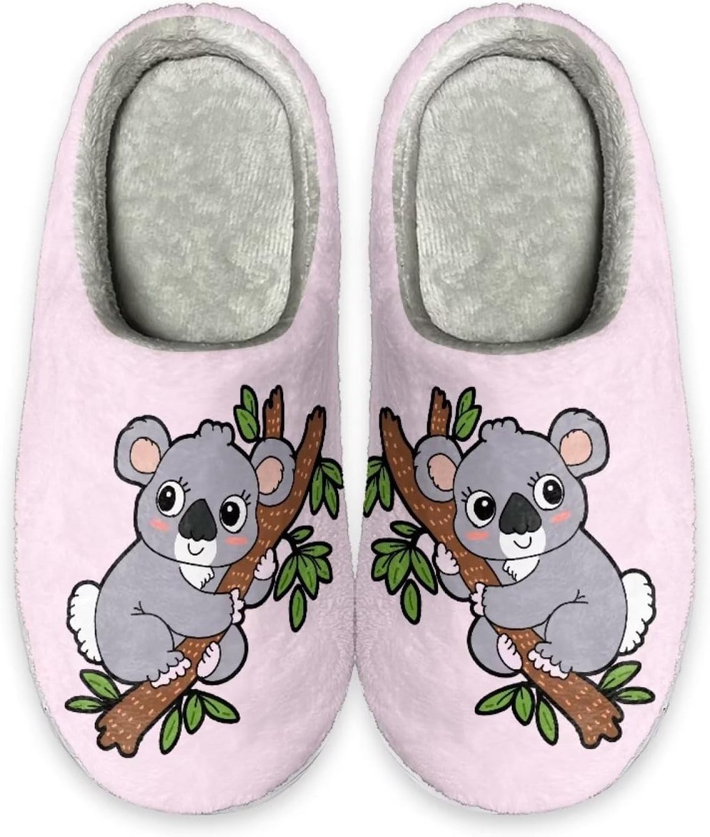 Comfortabele Dames Pantoffels - Zachte Warme Lichte Huisslippers met Anti-Slip Zool