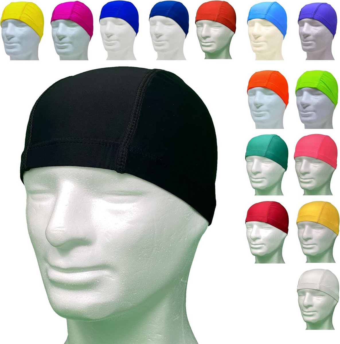 Professionele Zwemmuts van Elastische Lycra - Anti-allergeen & Latexvrij