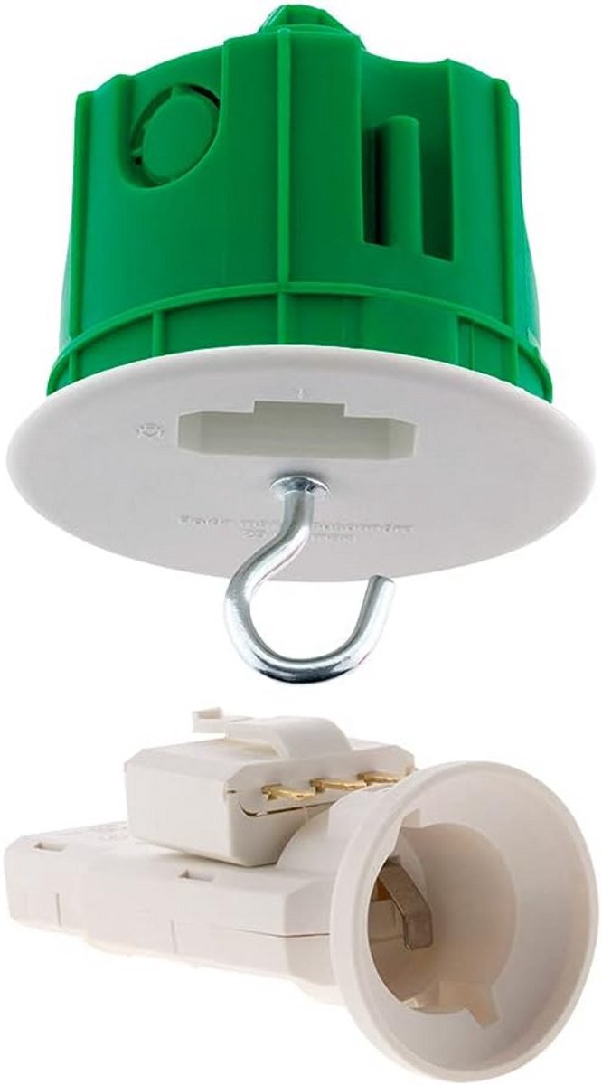 Complete DCL Lichtaansluitset met E27 Fitting voor Wandmontage