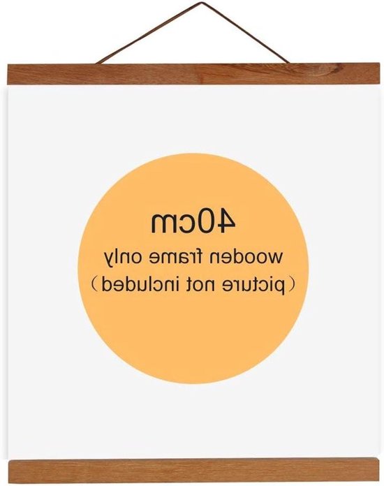 Donkere eiken lijst 21x30 cm | Unieke houten lijst met donkere textuur | Poster Store Nederland