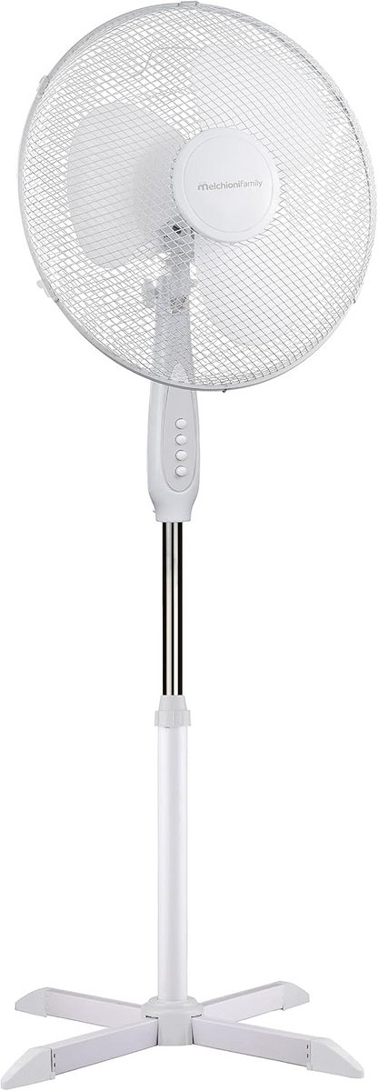 Krachtige Staande Ventilator 40 cm - 3 Snelheden & Oscillerend - Stil en Effectief