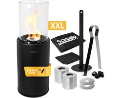 Saroda Tafelhaard - 80CM - 8 uur brandtijd - Sfeerhaard - Binnen & Buiten - Bio-Ethanol -…