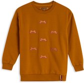 4PRESIDENT Sweater meisjes - Yellow - Maat 110 - Meisjes trui