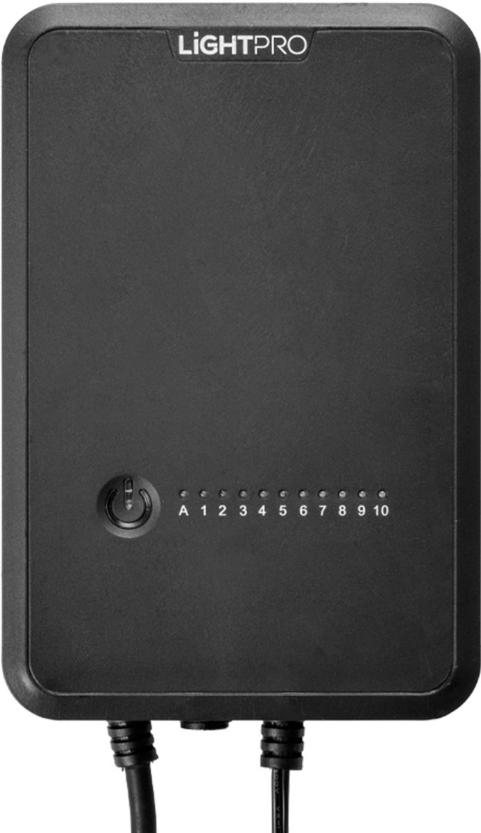 12V LED Transformator Touch - 100 Watt - LED Driver - IP44 Waterdicht - Incl. bevestigingsmateriaal + sensor - Zwart