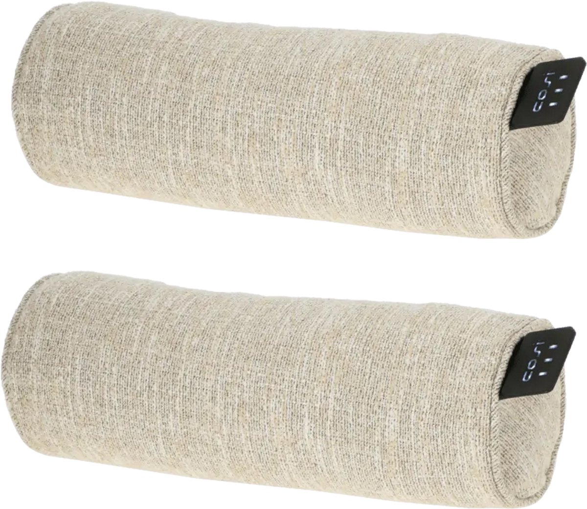 2x Cosipillow Bolster Comfort Natural 45x15cm Warmtekussen - 3 warmtestanden - Voor binnen- en buitengebruik