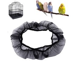 Verstelbare Zaadopvanger - Omtrek 170-200 CM - Zaadopvanger - Voor Om Vogelkooi - Vogelzaad Opvang - Voer Opvanger - Bescherming tegen voer, stof en bodembedekking - Voor Parkiet, Valkparkiet, Papegaai, Netbescherming - Hygiene - Zaad opvanger