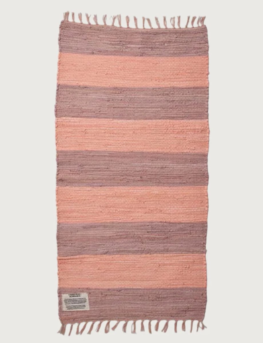 Bongusta Chindi Rug tropicana rose & ash rose - vloerkleed lichtroze & donkerroze - 60x 120 cm