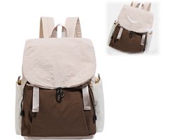 Reistas- weekendtas- reistas 40x30x20 - Buitenwandelen - Kampeerrugzak - Stijlvol - Forenzentas - Stedelijke verkenning - Avontuur - Lichtgewicht reizen - Grote capaciteit - Opbergruimte met meerdere zakken - Waterdicht (Khaki - 35*22,5*9,5cm)