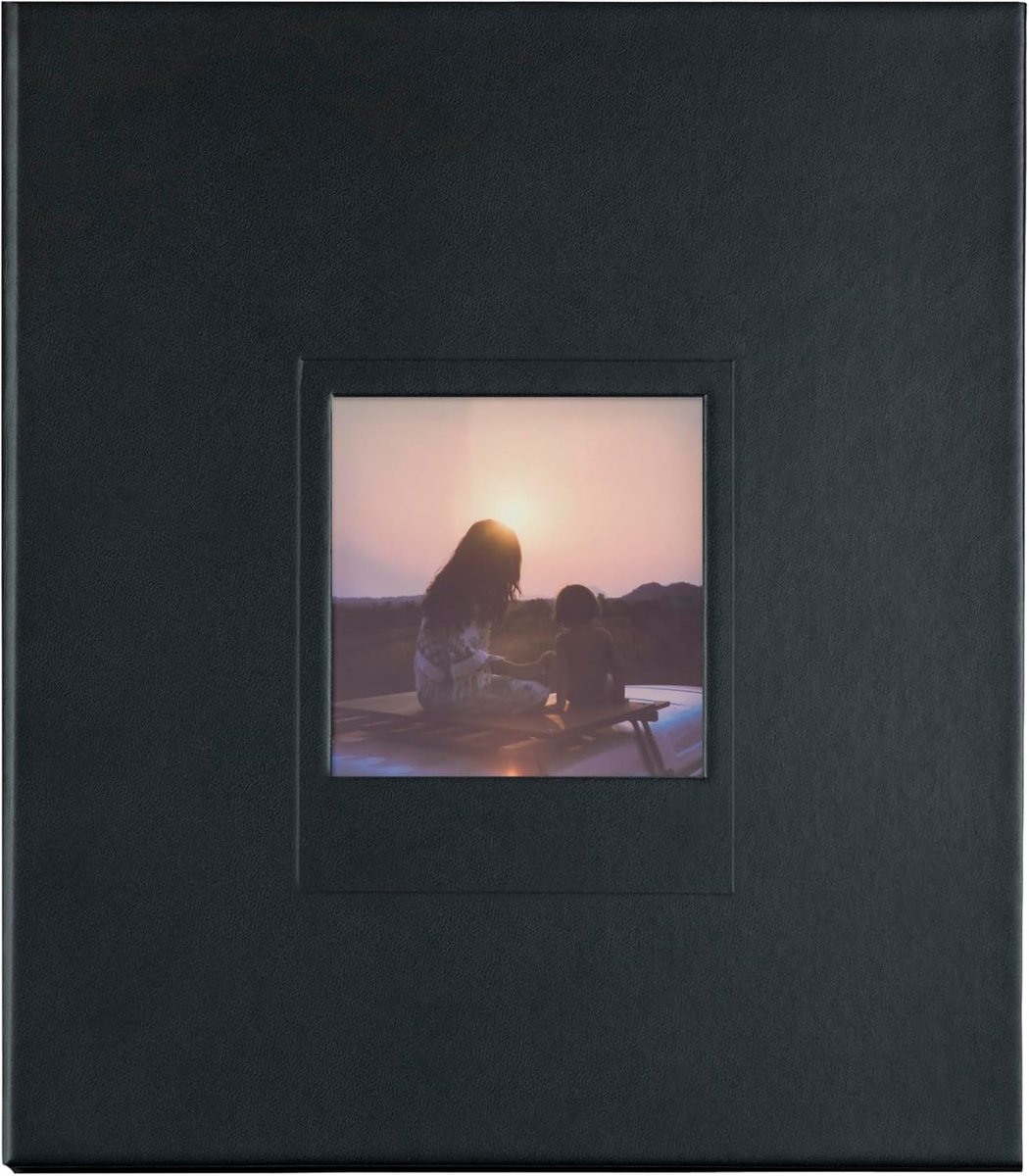 Candala fotoalbum met harde kaft – Zwart – luxe album voor je mooiste herinneringen handig formaat