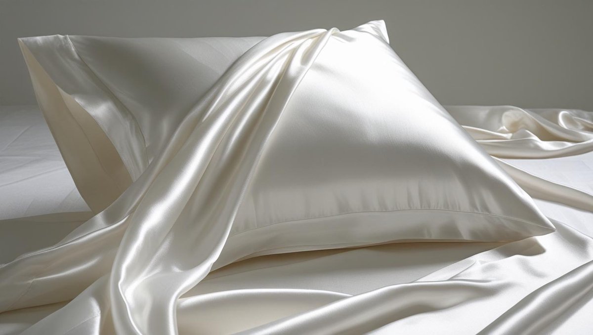 Perista - Premium zijde kussensloop - 60x70cm - 100% moerbeizijde - hoogste kwaliteit zijde - Wit - goed voor huid en haar! -