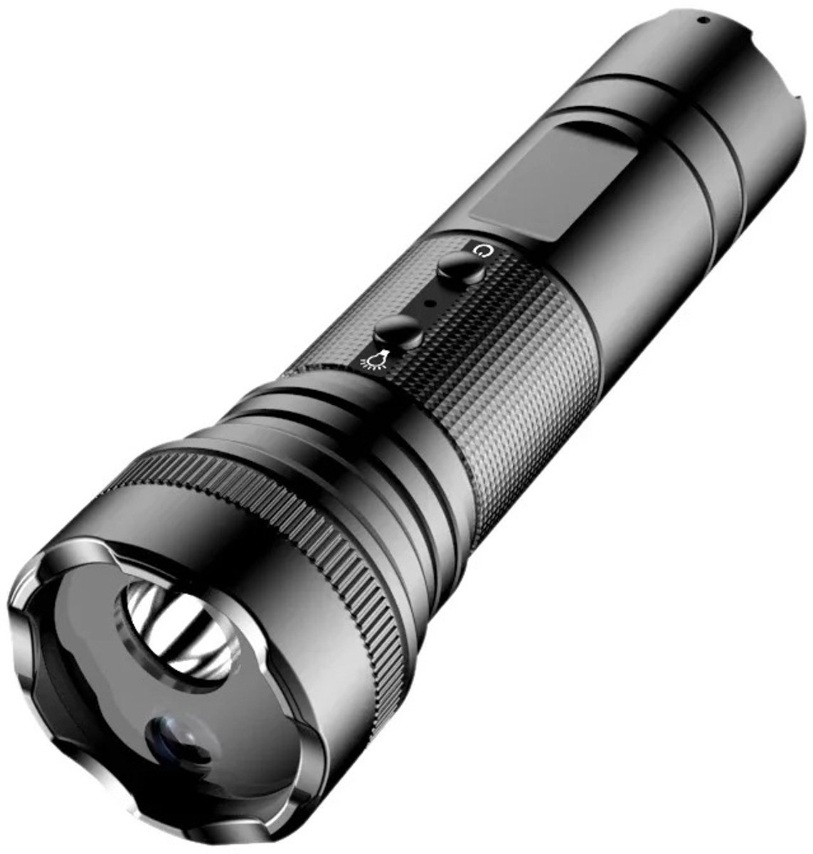 DrPhone 4K UltraVision - Zaklamp Camera Recorder – LED Flashlight – 4K Video 18MP Foto – 120° Groothoek - Nood – Outdoor Beveiliging