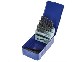 SilverTec® - Boorset HSS-R staal Ø 1-13 mm - Snel - Zelfcentrerend