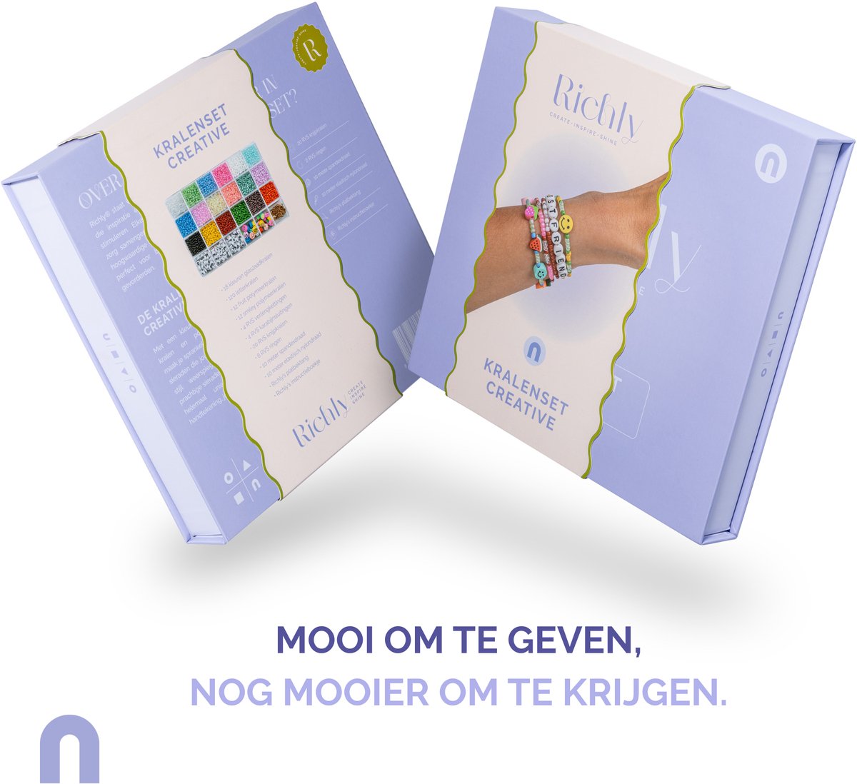 Richly® Kralen set Creative - Armbandjes maken meisjes - gratis E-BOOK - 4500+ Kralen - Complete set & Premium verpakking - 6 unieke Bedels & Gouden RVS-accessoires - Sieraden Maken - Letterkralen - Kralenketting - Knutselen meisjes — afbeelding 5