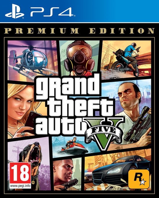 GTA V - (Grand Theft Auto 5) - Premium Edition - PS4