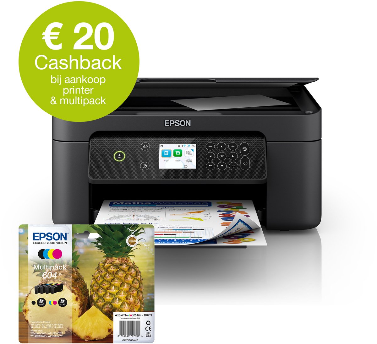 Epson Expression Home XP-4200 Inkjet A4 5760 x 1440 DPI 33 ppm Wifi