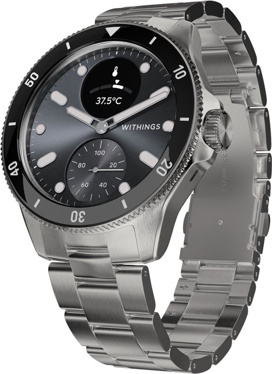 Withings ScanWatch - Nova - 42mm - Hybride Smartwatch - Zwart