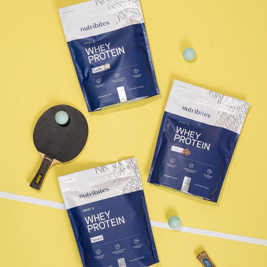 Nutribites Whey Protein Vanille - 21,7g eiwit per scoop - Compleet aminozuurprofiel - Zuiver en goed opneembaar - 780g van Merkloos — afbeelding 5