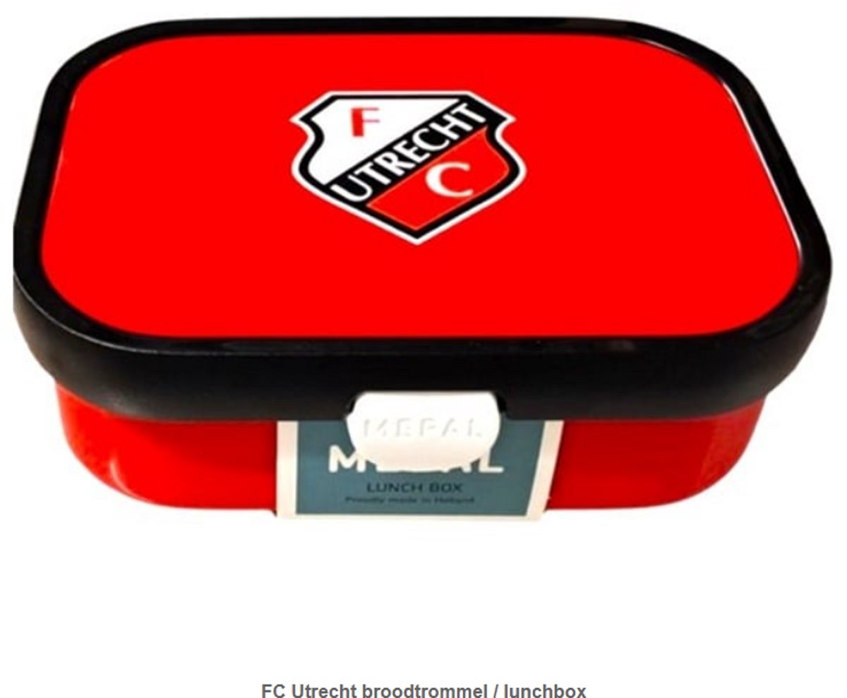 FC Utrecht broodtrommel / lunchbox van Mepal