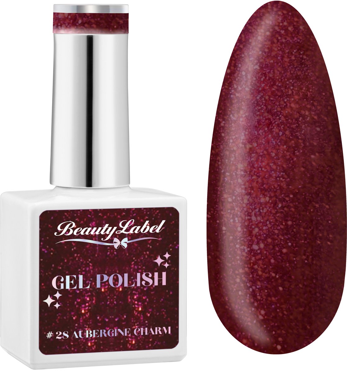 Beauty Label - Gelpolish 15ml - #28 Aubergine Charm