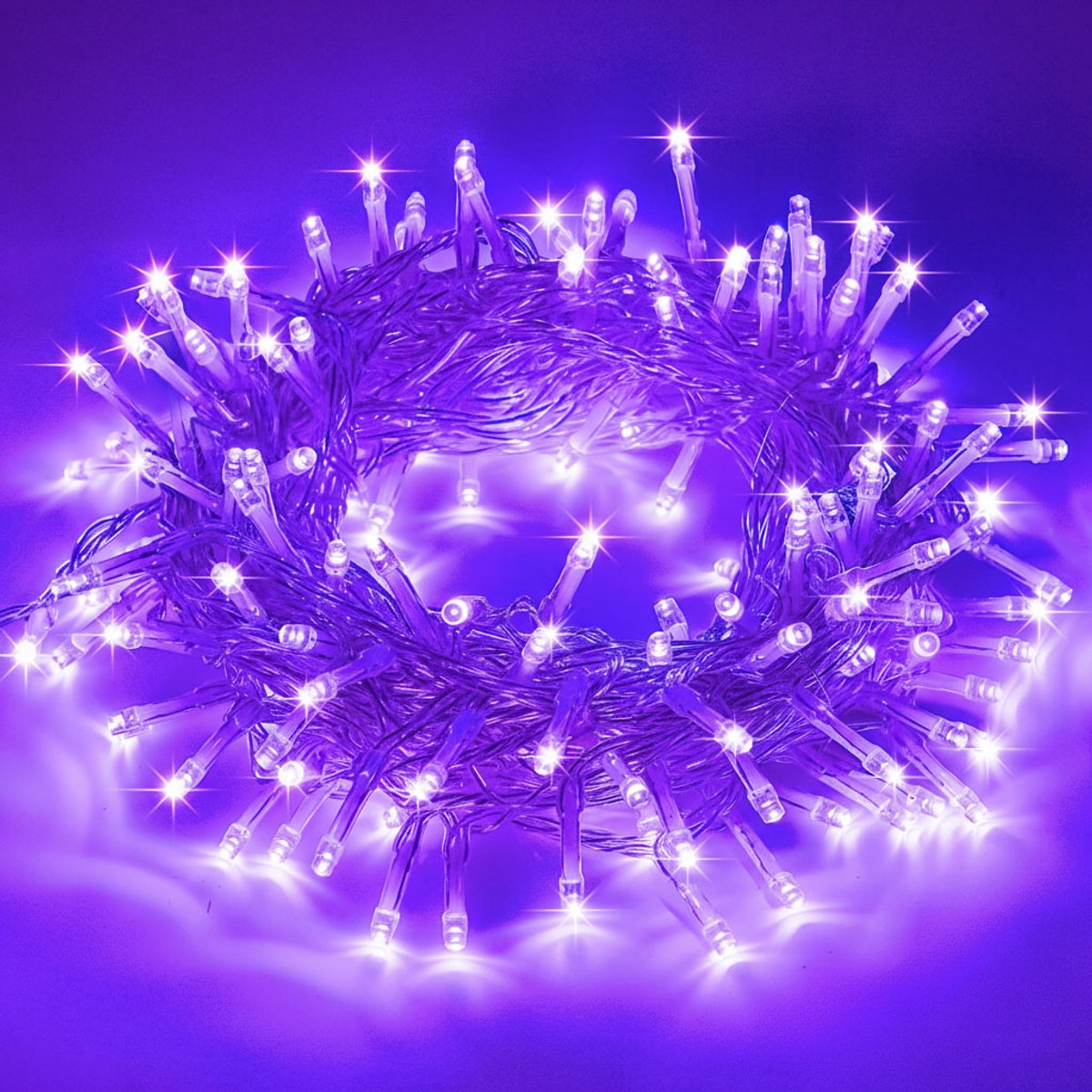 MUPOO Lichtsnoer Buiten en Binnen - IP44 100M 1000LEDs Paars licht -Fairy Light-auw licht -Fairy Light-8 Modes -Fairy Light-Kerstverlichting-Voor Buiten-Tuin-Schutting