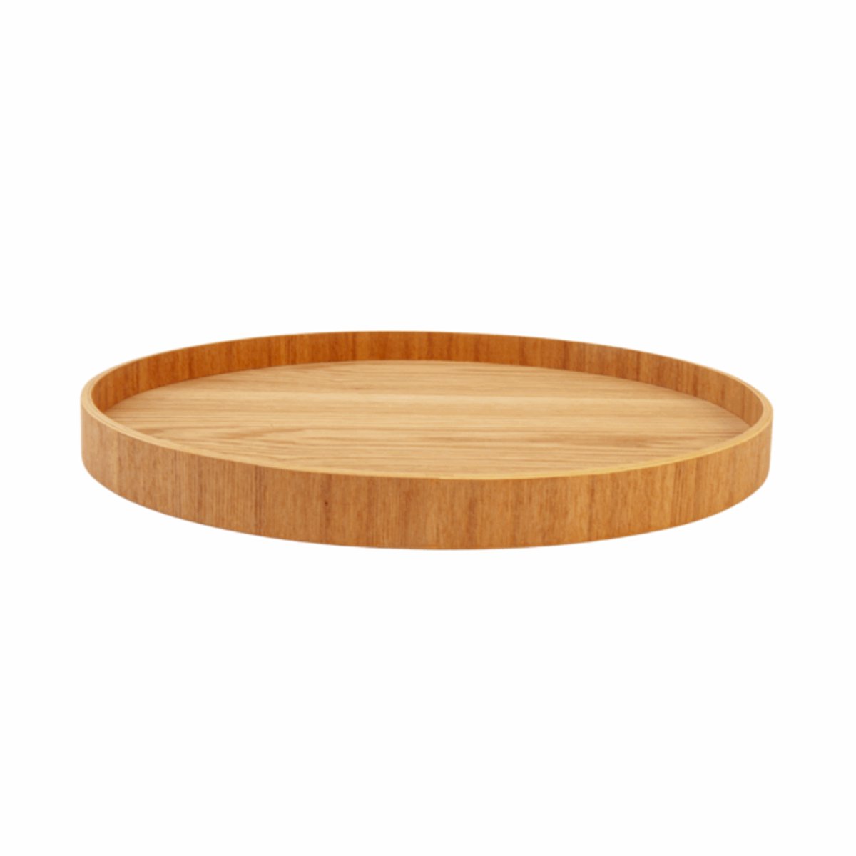 XLBoom Serve Tray Ø 40cm Willow - Design dienblad van multiplex met anti-slip - Verkrijgbaar in Black | Walnut | Willow - Tijdloos serveerblad voor tafel, keuken en interieur