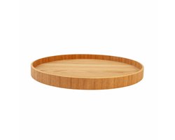XLBoom Serve Tray Ø 40cm Willow - Design dienblad van multiplex met anti-slip - Verkrijgbaar in Black | Walnut | Willow - Tijdloos serveerblad voor tafel, keuken en interieur