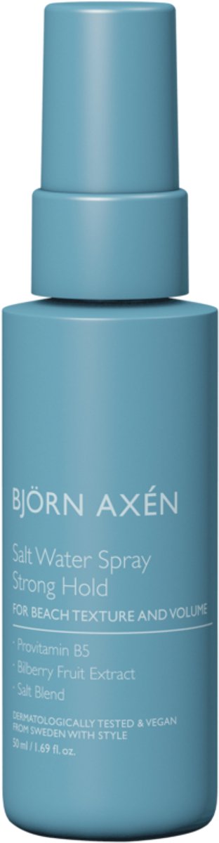 Björn Axén Salt Water Spray 50 ml – Travel Size – Sea Salt Texture Spray Voor Natuurlijk Volume & Nonchalante Beach Waves - Verzorgende Formule Zonder Te Verzwaren – Voor Textuur, Body & Structuur – Vegan & Dermatologisch Getest